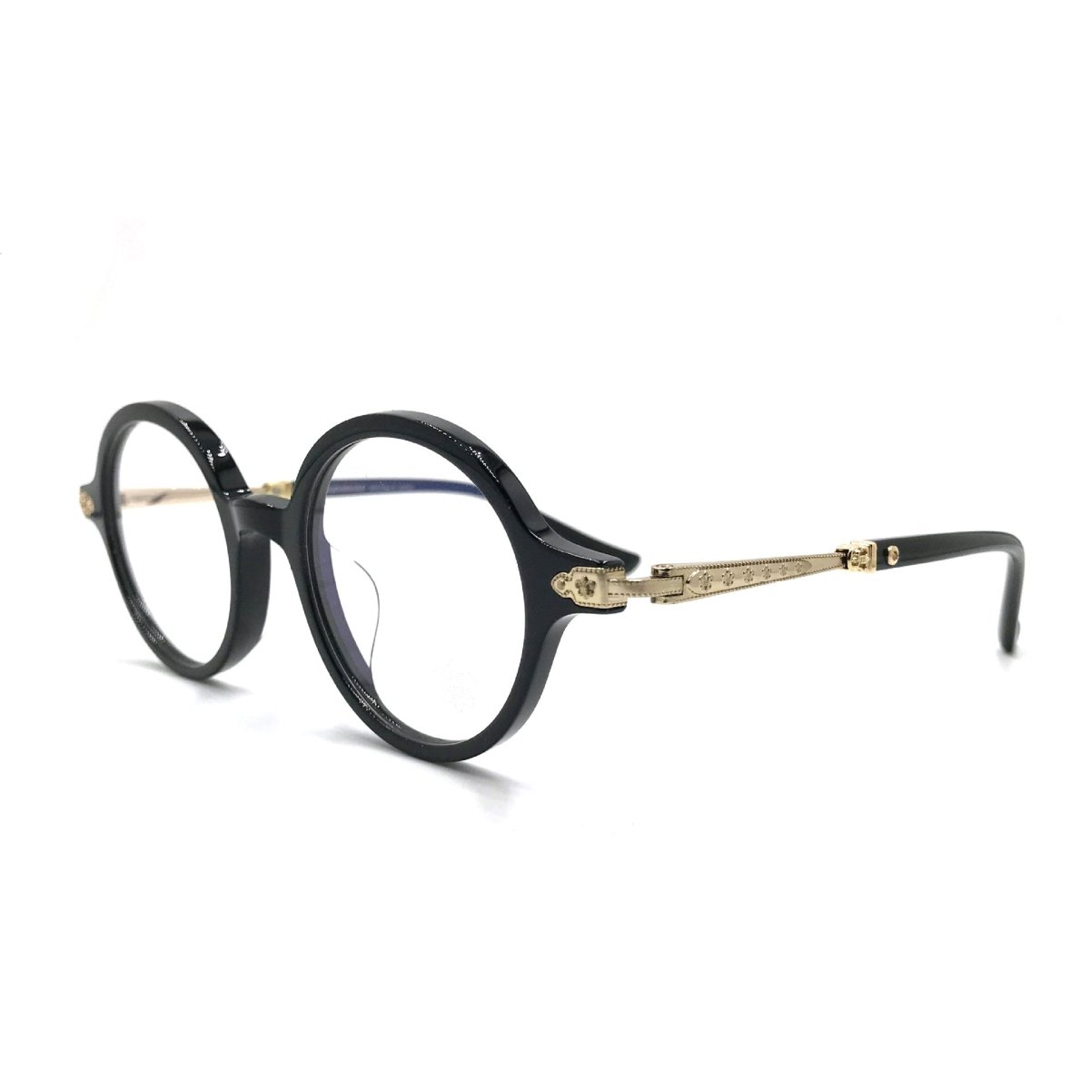 Chrome Hearts - Style Japanese Round Glasses Acetate Titanium Eyeglasses Retro Designer Optical Frame Unisex CH8165 - HP eyeglasses