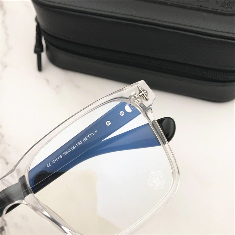 Chrome Hearts Style Oversized Acetate Glasses Gothic Designer Square Optical Frame for Men & Women – BETTY - II - HP eyeglasses