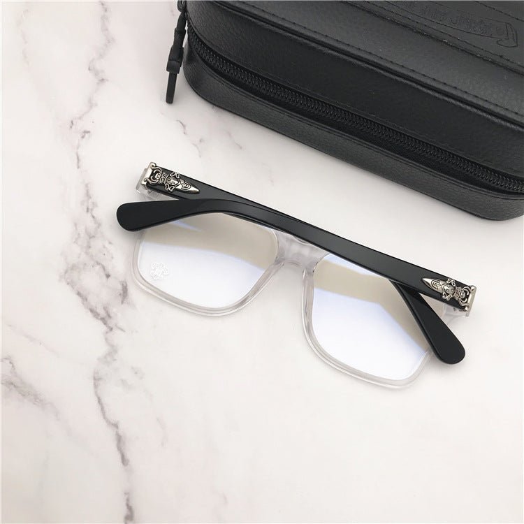 Chrome Hearts Style Oversized Acetate Glasses Gothic Designer Square Optical Frame for Men & Women – BETTY - II - HP eyeglasses
