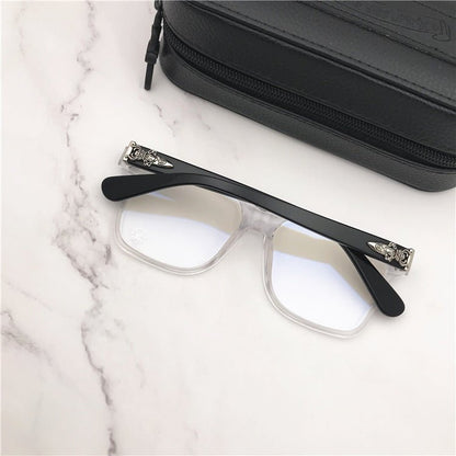 Chrome Hearts Style Oversized Acetate Glasses Gothic Designer Square Optical Frame for Men & Women – BETTY - II - HP eyeglasses