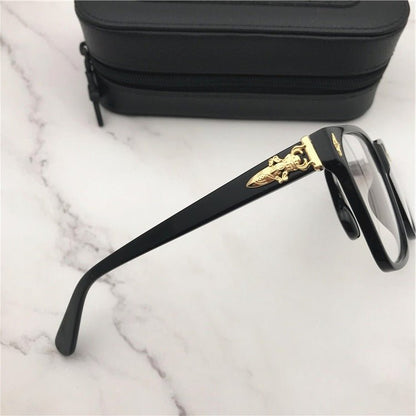 Chrome Hearts Style Oversized Acetate Glasses Gothic Designer Square Optical Frame for Men & Women – BETTY - II - HP eyeglasses
