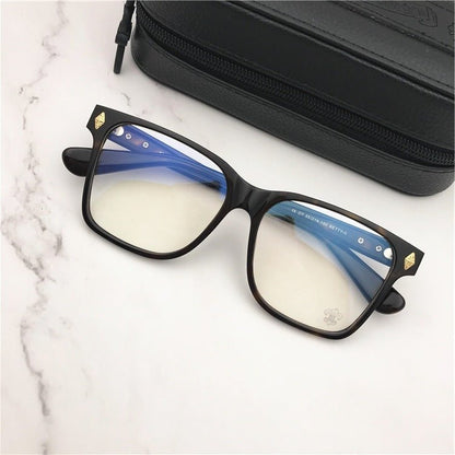 Chrome Hearts Style Oversized Acetate Glasses Gothic Designer Square Optical Frame for Men & Women – BETTY - II - HP eyeglasses