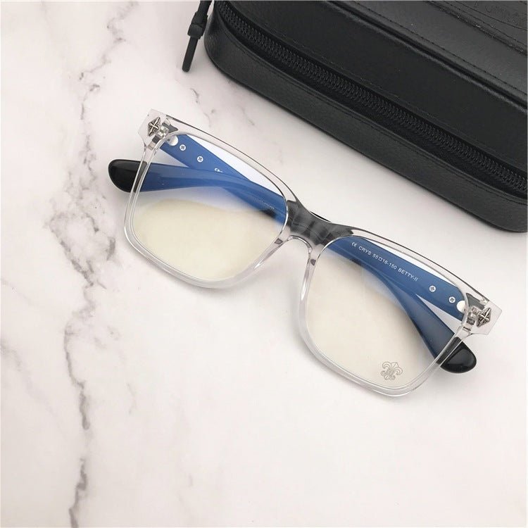 Chrome Hearts Style Oversized Acetate Glasses Gothic Designer Square Optical Frame for Men & Women – BETTY - II - HP eyeglasses
