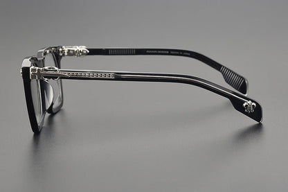 Chrome Hearts - Style Oversized Designer Acetate Eyeglasses Frame – Handmade Full Rim Fashion Optical Glasses CH8266 - HP eyeglasses