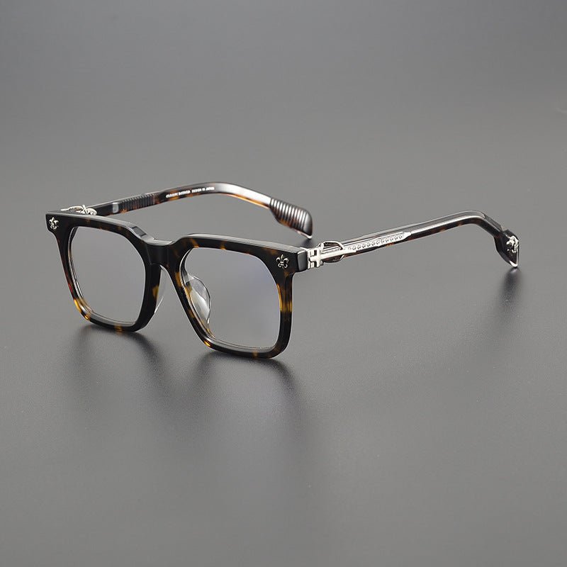 Chrome Hearts - Style Oversized Designer Acetate Eyeglasses Frame – Handmade Full Rim Fashion Optical Glasses CH8266 - HP eyeglasses