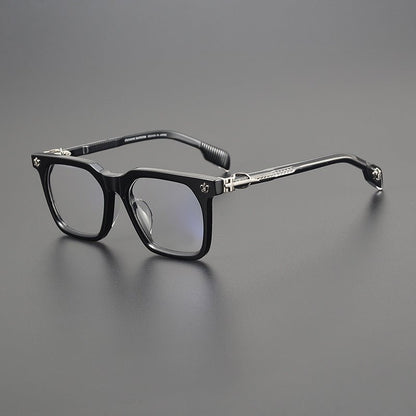 Chrome Hearts - Style Oversized Designer Acetate Eyeglasses Frame – Handmade Full Rim Fashion Optical Glasses CH8266 - HP eyeglasses