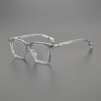 Chrome Hearts - Style Oversized Designer Acetate Eyeglasses Frame – Handmade Full Rim Fashion Optical Glasses CH8266 - HP eyeglasses