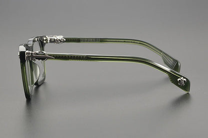 Chrome Hearts - Style Oversized Designer Acetate Eyeglasses Frame – Handmade Full Rim Fashion Optical Glasses CH8266 - HP eyeglasses