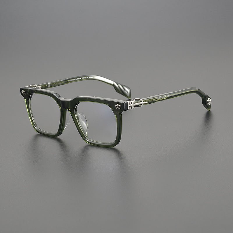 Chrome Hearts - Style Oversized Designer Acetate Eyeglasses Frame – Handmade Full Rim Fashion Optical Glasses CH8266 - HP eyeglasses