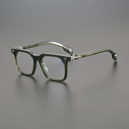 Chrome Hearts - Style Oversized Designer Acetate Eyeglasses Frame – Handmade Full Rim Fashion Optical Glasses CH8266 - HP eyeglasses