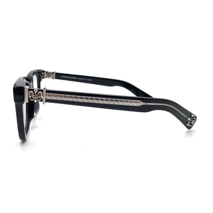 Chrome Hearts - Style Oversized Square Acetate Eyeglasses – Designer Full Rim Gothic Cross Optical Frame AMBIDXTROUS - HP eyeglasses