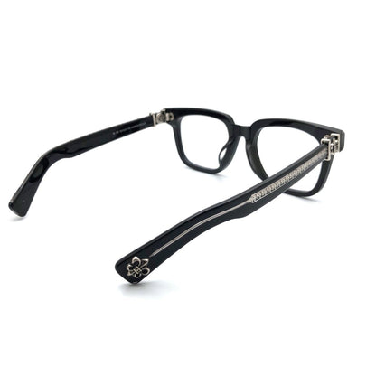 Chrome Hearts - Style Oversized Square Acetate Eyeglasses – Designer Full Rim Gothic Cross Optical Frame AMBIDXTROUS - HP eyeglasses