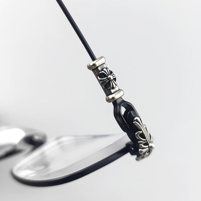 Chrome Hearts Style Punk Gothic Titanium Glasses Frames | CH8201 Business Square Pure Titanium Eyeglasses for Men & Women - HP eyeglasses
