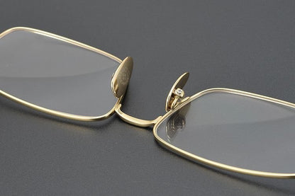 Chrome Hearts Style Punk Gothic Titanium Glasses Frames | CH8201 Business Square Pure Titanium Eyeglasses for Men & Women - HP eyeglasses