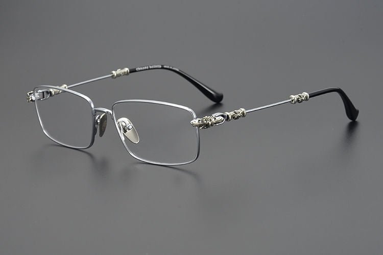 Gothic Titanium Glasses Frames | CH8201 Punk Square