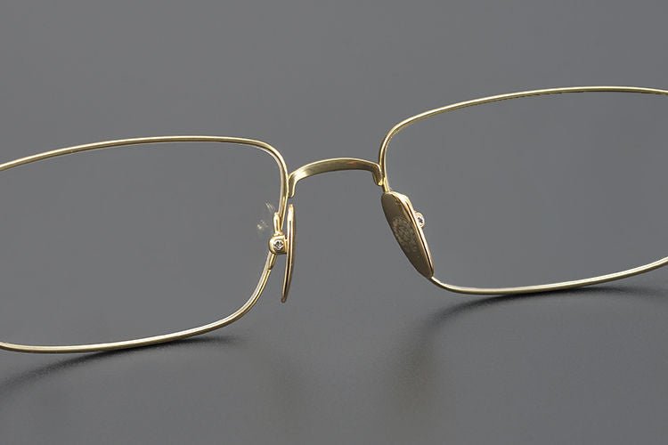 Chrome Hearts Style Punk Gothic Titanium Glasses Frames | CH8201 Business Square Pure Titanium Eyeglasses for Men & Women - HP eyeglasses