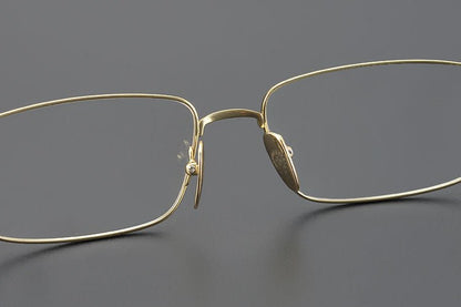 Chrome Hearts Style Punk Gothic Titanium Glasses Frames | CH8201 Business Square Pure Titanium Eyeglasses for Men & Women - HP eyeglasses