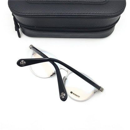 Chrome Hearts - Style Pure Titanium Round Eyeglasses – Vintage Gothic Designer Frame MORNING SHAKE - HP eyeglasses
