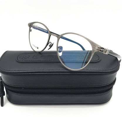 Chrome Hearts - Style Pure Titanium Round Eyeglasses – Vintage Gothic Designer Frame MORNING SHAKE - HP eyeglasses