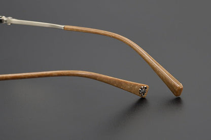 Chrome Hearts Style Rimless Glasses for Men - Pure Titanium Frame - EO - 8085 - HP eyeglasses