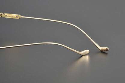 Chrome Hearts - Style SOFFFFFFFFERS II Rimless Glasses | Pure Titanium Frame with Medieval Detailing - HP eyeglasses