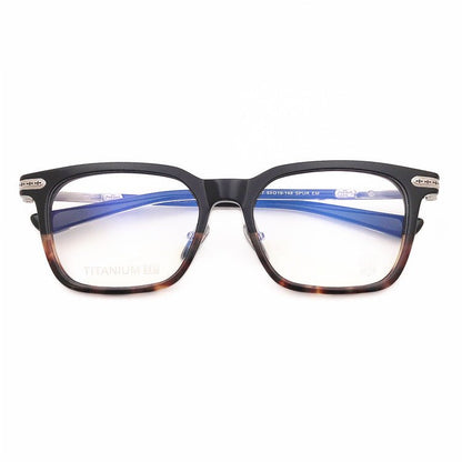 Chrome Hearts - Style Square Acetate Glasses Frame Titanium Optical Eyeglasses Gothic Cross Designer Prescription Glasses Unisex SPUR EM - HP eyeglasses