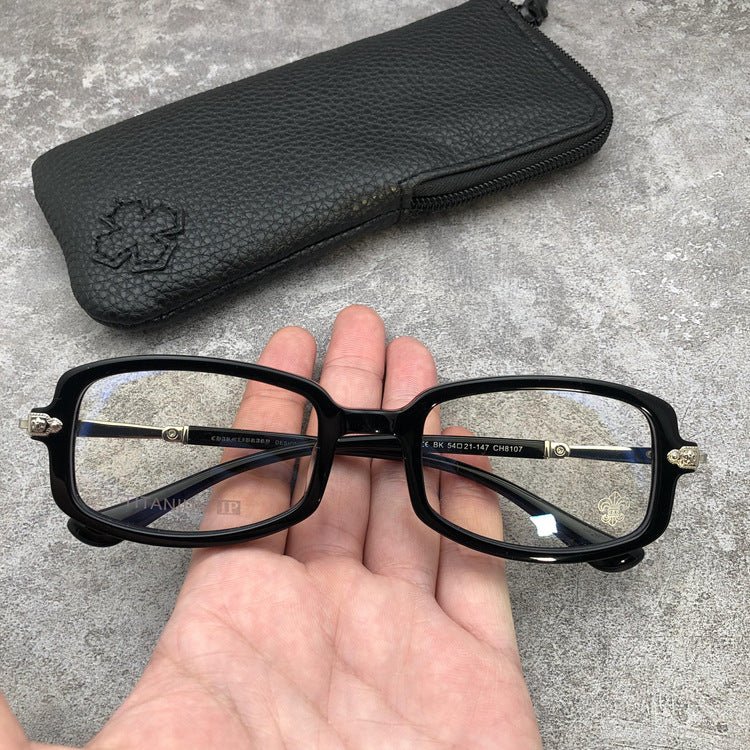Chrome Hearts - Style Square Eyeglasses – Acetate Titanium Unisex Designer Full Rim Frame CH8107 - HP eyeglasses