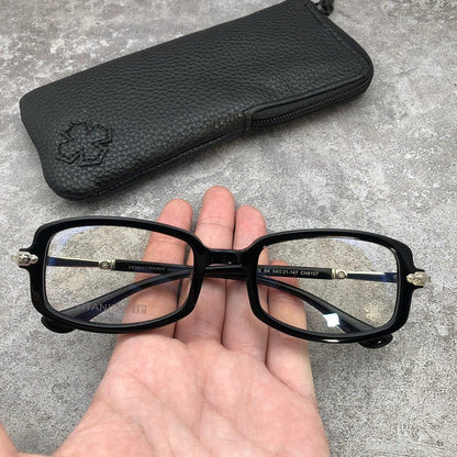 Chrome Hearts - Style Square Eyeglasses – Acetate Titanium Unisex Designer Full Rim Frame CH8107 - HP eyeglasses