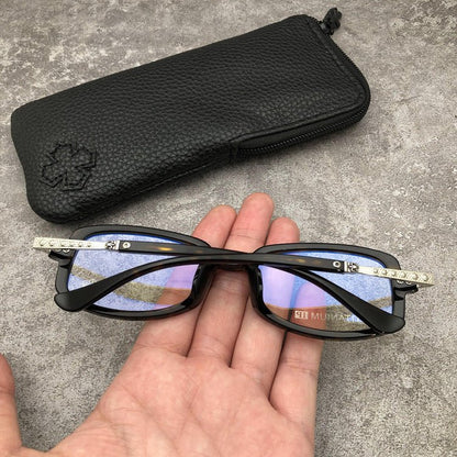 Chrome Hearts - Style Square Eyeglasses – Acetate Titanium Unisex Designer Full Rim Frame CH8107 - HP eyeglasses