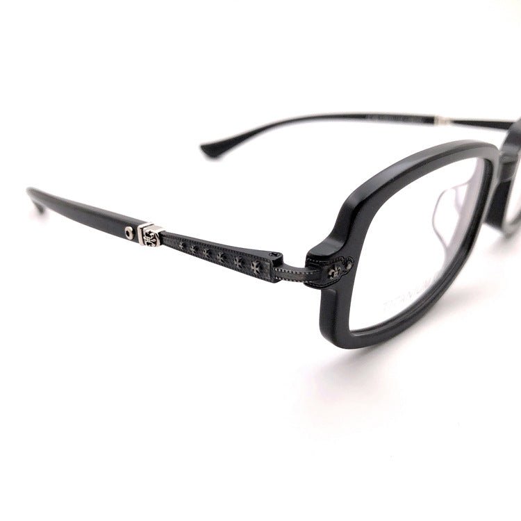 Chrome Hearts - Style Square Eyeglasses – Acetate Titanium Unisex Designer Full Rim Frame CH8107 - HP eyeglasses