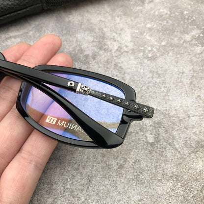 Chrome Hearts - Style Square Eyeglasses – Acetate Titanium Unisex Designer Full Rim Frame CH8107 - HP eyeglasses