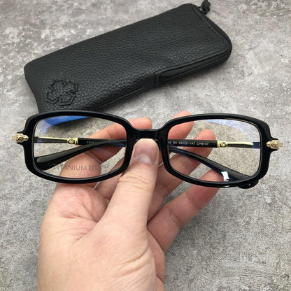 Chrome Hearts - Style Square Eyeglasses – Acetate Titanium Unisex Designer Full Rim Frame CH8107 - HP eyeglasses