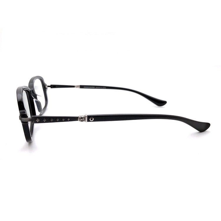 Chrome Hearts-Style Acetate Titanium Square Eyeglasses Frame