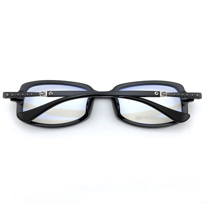 Chrome Hearts - Style Square Eyeglasses – Acetate Titanium Unisex Designer Full Rim Frame CH8107 - HP eyeglasses