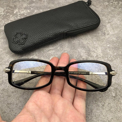 Chrome Hearts - Style Square Eyeglasses – Acetate Titanium Unisex Designer Full Rim Frame CH8107 - HP eyeglasses