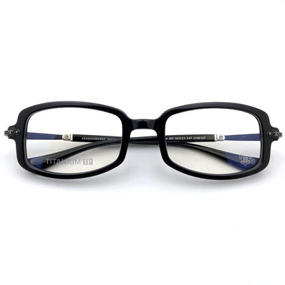 Chrome Hearts - Style Square Eyeglasses – Acetate Titanium Unisex Designer Full Rim Frame CH8107 - HP eyeglasses