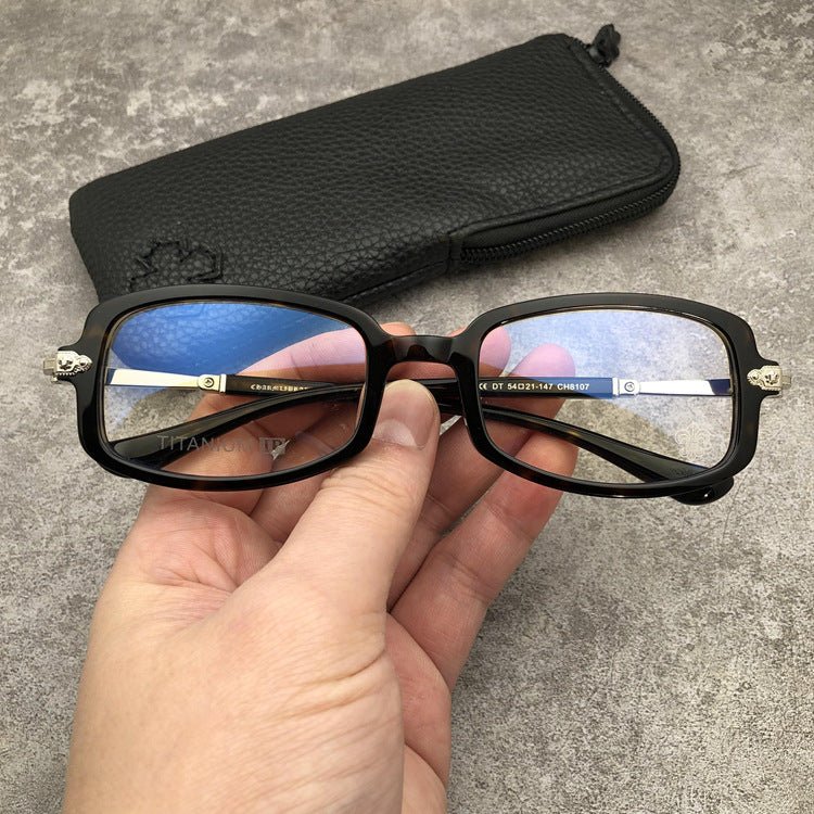 Chrome Hearts - Style Square Eyeglasses – Acetate Titanium Unisex Designer Full Rim Frame CH8107 - HP eyeglasses