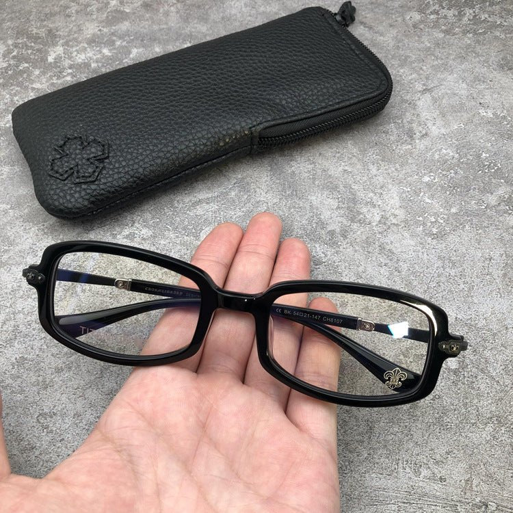 Chrome Hearts - Style Square Eyeglasses – Acetate Titanium Unisex Designer Full Rim Frame CH8107 - HP eyeglasses