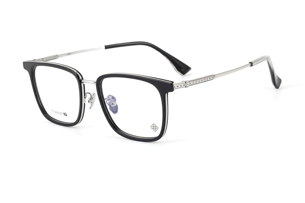 Chrome Hearts - Style Titanium Eyeglasses Full Rim Acetate Glasses Lightweight Business Optical Frame Unisex CH5521 - HP eyeglasses