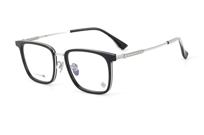 Chrome Hearts - Style Titanium Eyeglasses Full Rim Acetate Glasses Lightweight Business Optical Frame Unisex CH5521 - HP eyeglasses