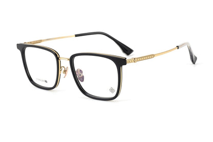 Chrome Hearts - Style Titanium Eyeglasses Full Rim Acetate Glasses Lightweight Business Optical Frame Unisex CH5521 - HP eyeglasses