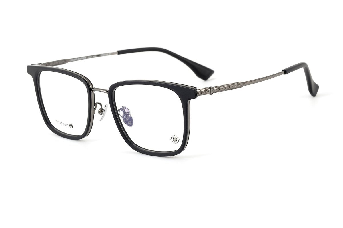 Chrome Hearts - Style Titanium Eyeglasses Full Rim Acetate Glasses Lightweight Business Optical Frame Unisex CH5521 - HP eyeglasses
