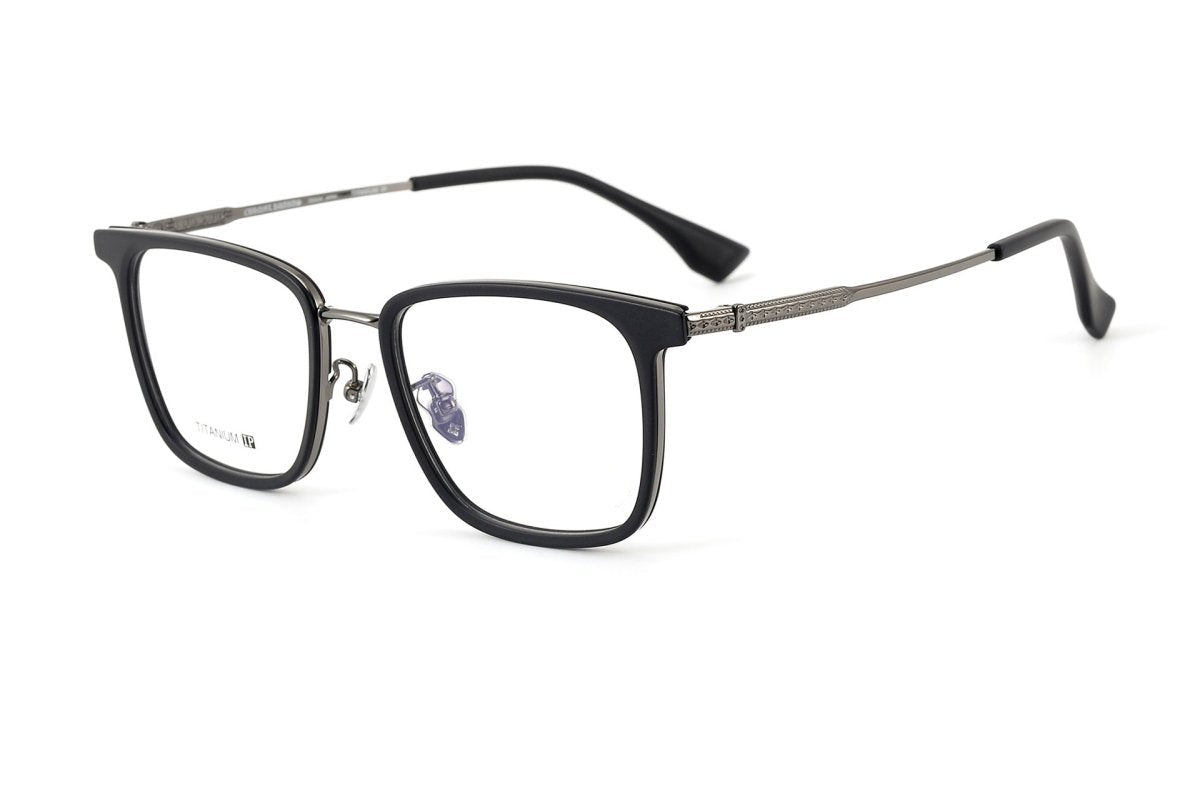 Chrome Hearts - Style Titanium Eyeglasses Full Rim Acetate Glasses Lightweight Business Optical Frame Unisex CH5521 - HP eyeglasses