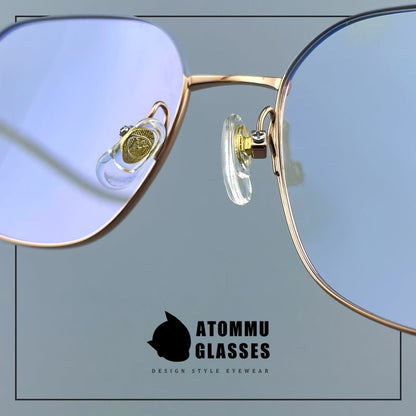 Designer Style Pure Titanium Women’s Full Frame Glasses | Ultra Lightweight 8g Eyewear with Acetate Temples – High Prescription Ready - HP eyeglasses