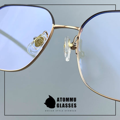 Designer Style Pure Titanium Women’s Full Frame Glasses | Ultra Lightweight 8g Eyewear with Acetate Temples – High Prescription Ready - HP eyeglasses