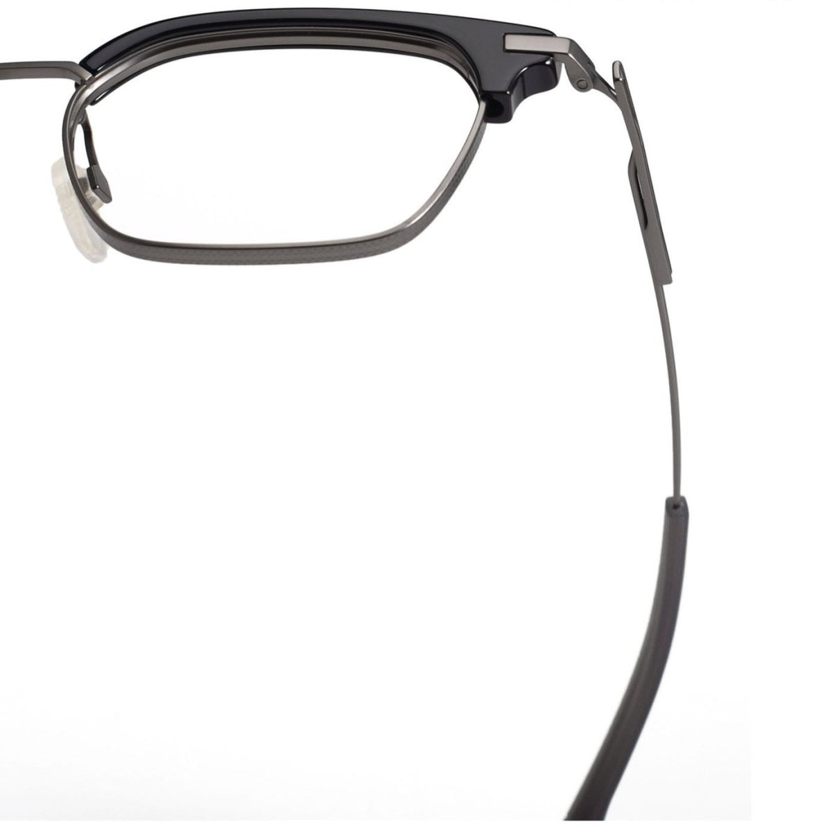 DITA Style DTX - 410 Browline Full Rim Titanium Eyeglass Frame | Japanese Retro Acetate Glasses for Men & Women | Designer Rectangular Optical Frame - HP eyeglasses