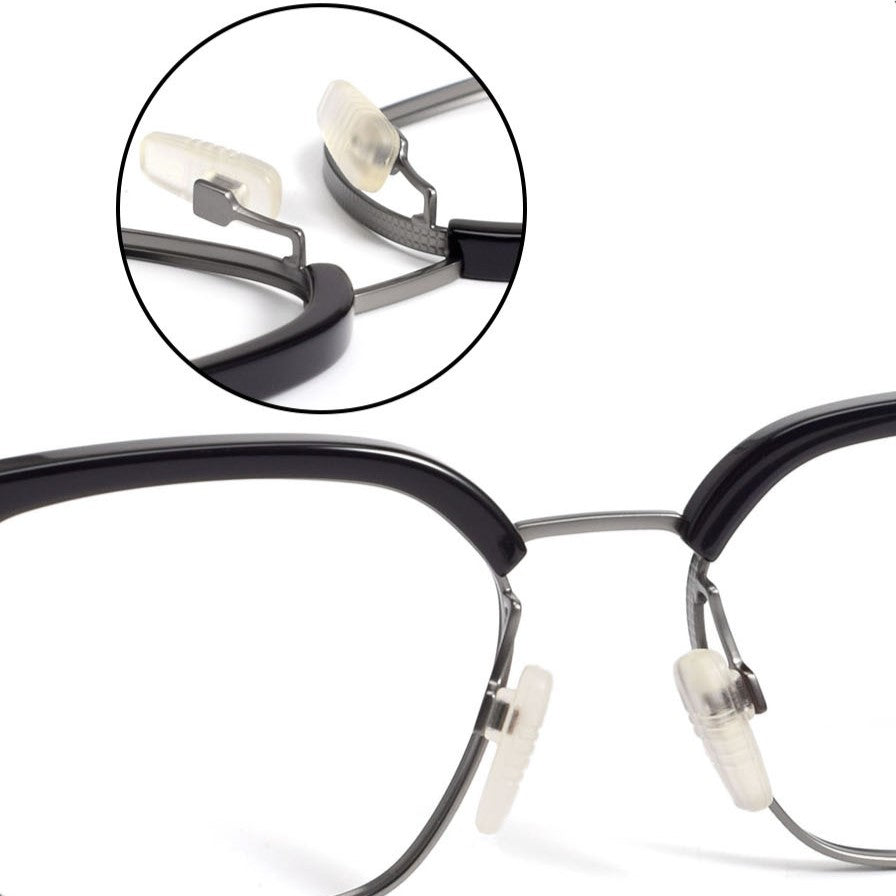 DITA Style DTX - 410 Browline Full Rim Titanium Eyeglass Frame | Japanese Retro Acetate Glasses for Men & Women | Designer Rectangular Optical Frame - HP eyeglasses