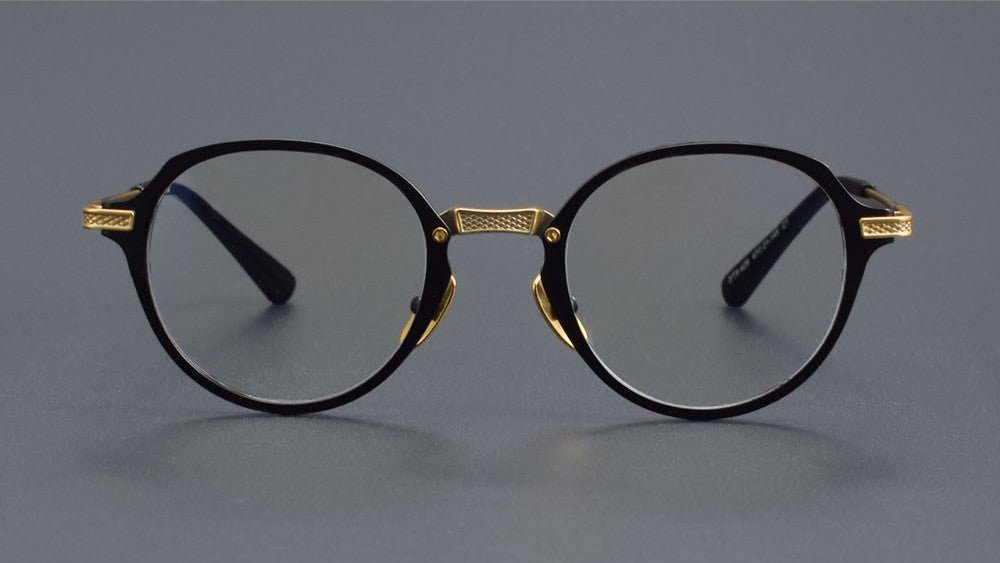 DITA Style DTX - 426 Pure Titanium Full Rim Round Eyeglass Frame | Designer Optical Glasses for Men & Women | Lightweight Blue Light & Prescription Ready - HP eyeglasses