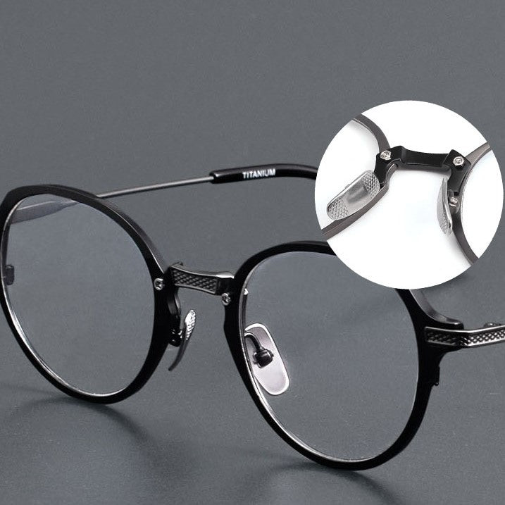 DITA Style DTX - 426 Pure Titanium Full Rim Round Eyeglass Frame | Designer Optical Glasses for Men & Women | Lightweight Blue Light & Prescription Ready - HP eyeglasses