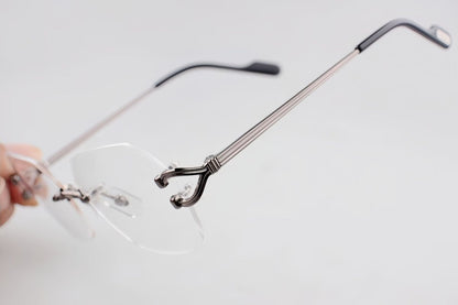 Fashion Ultra - Light CT Rimless Pure Titanium Glasses | INS Style Optical Eyewear for Men & Women – CT0563O - HP eyeglasses